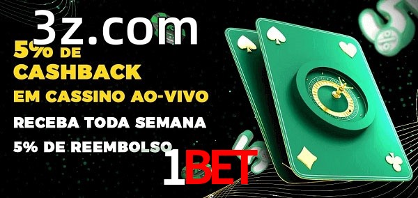 Promoções do cassino ao Vivo 1BET